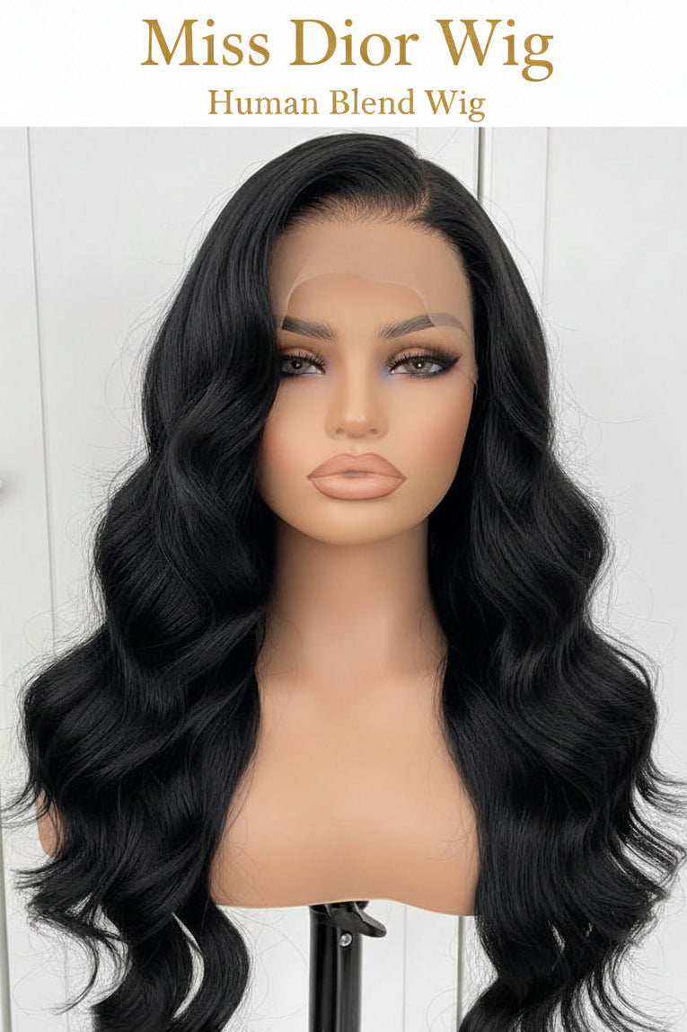 Miss Dior Wig(human blend wig)